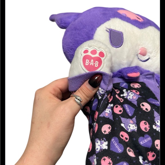 Purple Exclusive KUROMI Build A Bear Sanrio Stuffed Animal - Picture 2 of 6